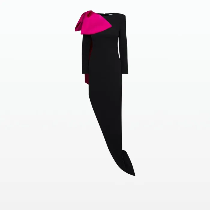 Safiyaa Ines Black and Beverley Long Dress Women Dresses