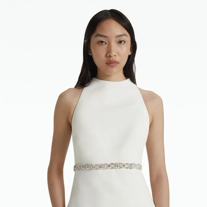 Safiyaa Joules Ivory Long Dress Women Dresses
