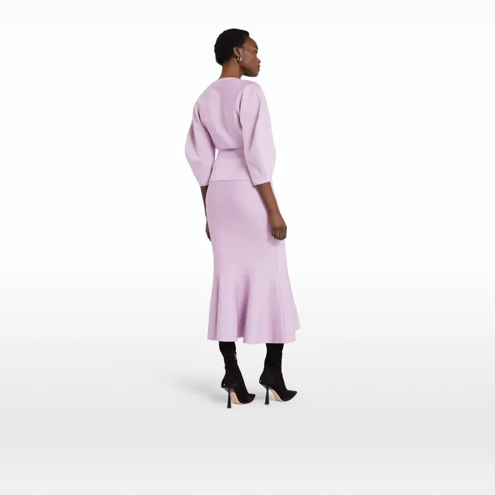 Safiyaa Kamali Lilac Snow Knit Top Women Knitwear