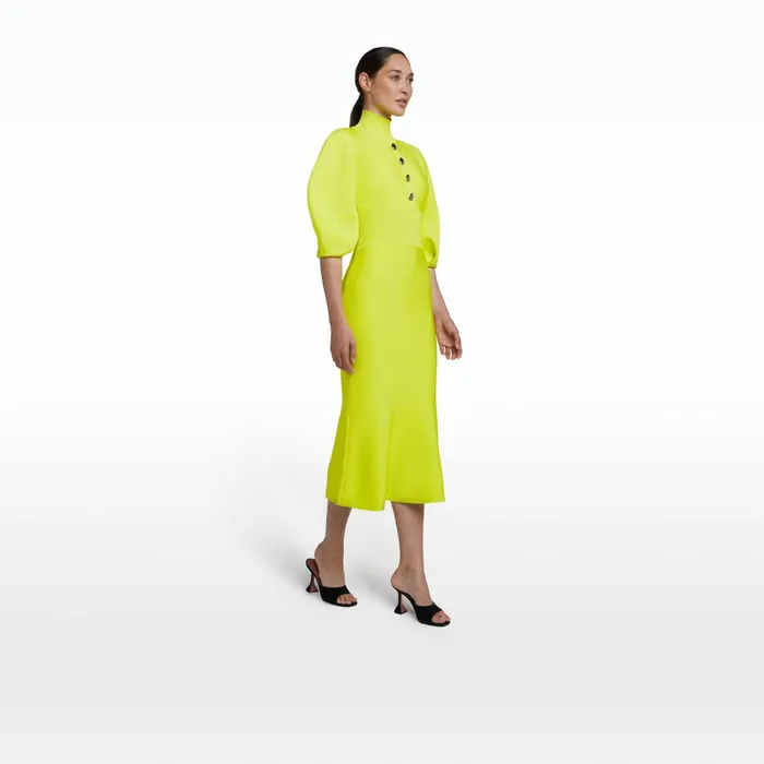 Safiyaa Layla Tendershoots Midi Knit Dress Women Knitwear
