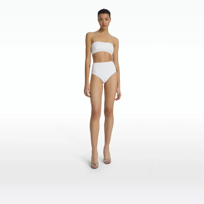 Safiyaa Mayrana Ivory Bikini Top Women Swimwear