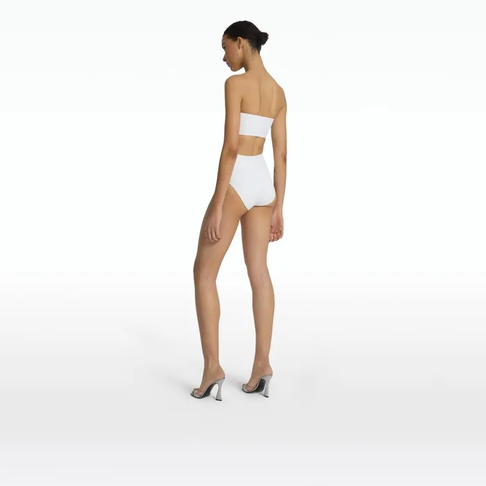 Safiyaa Mayrana Ivory Bikini Top Women Swimwear