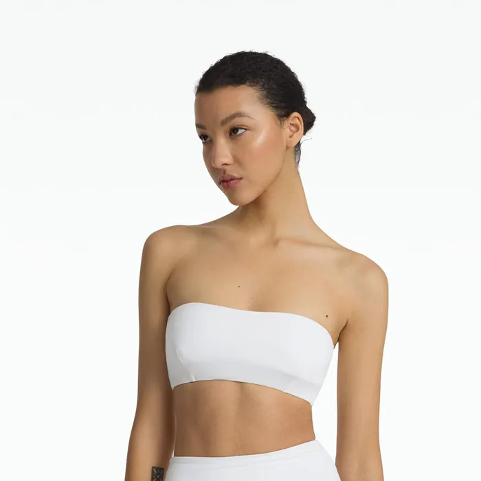 Safiyaa Mayrana Ivory Bikini Top Women Swimwear