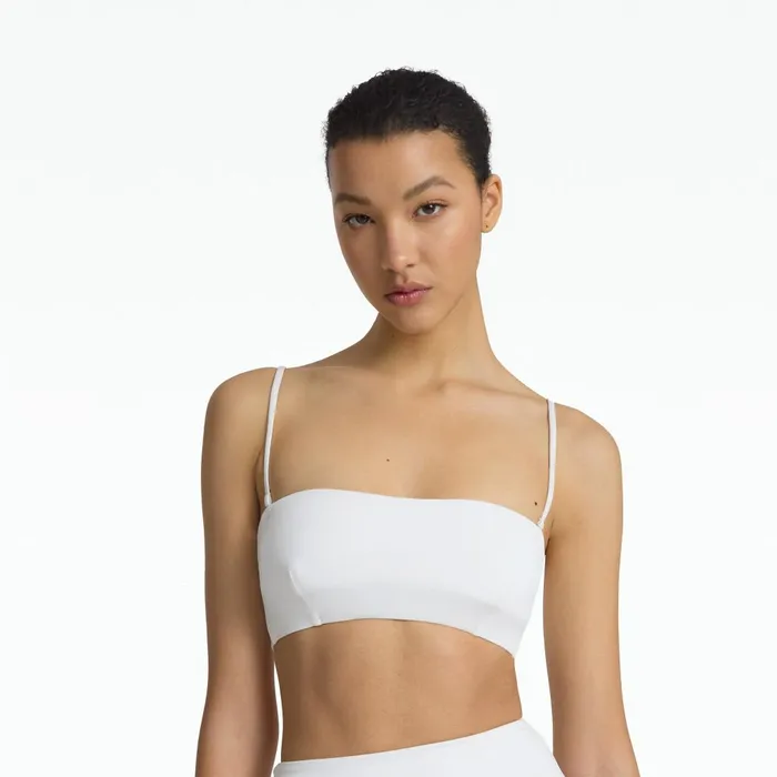 Safiyaa Mayrana Ivory Bikini Top Women Swimwear