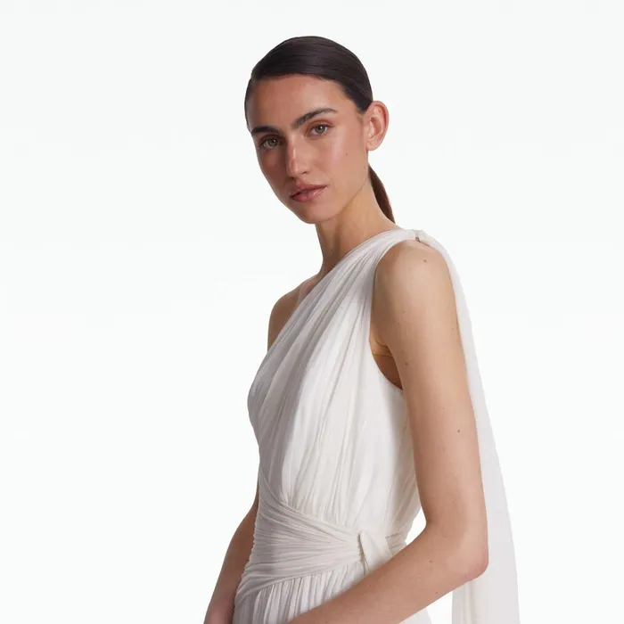 Safiyaa Novara Ivory Long Dress Women Dresses