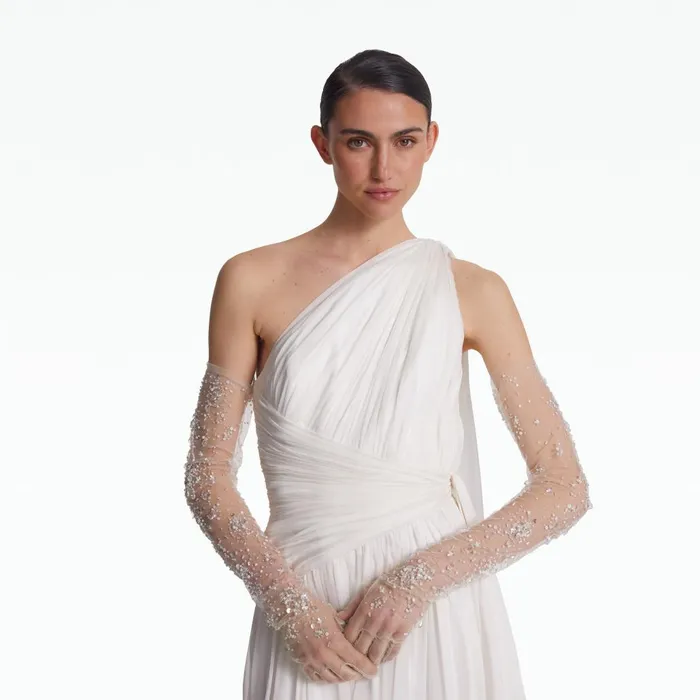 Safiyaa Novara Ivory Long Dress Women Dresses