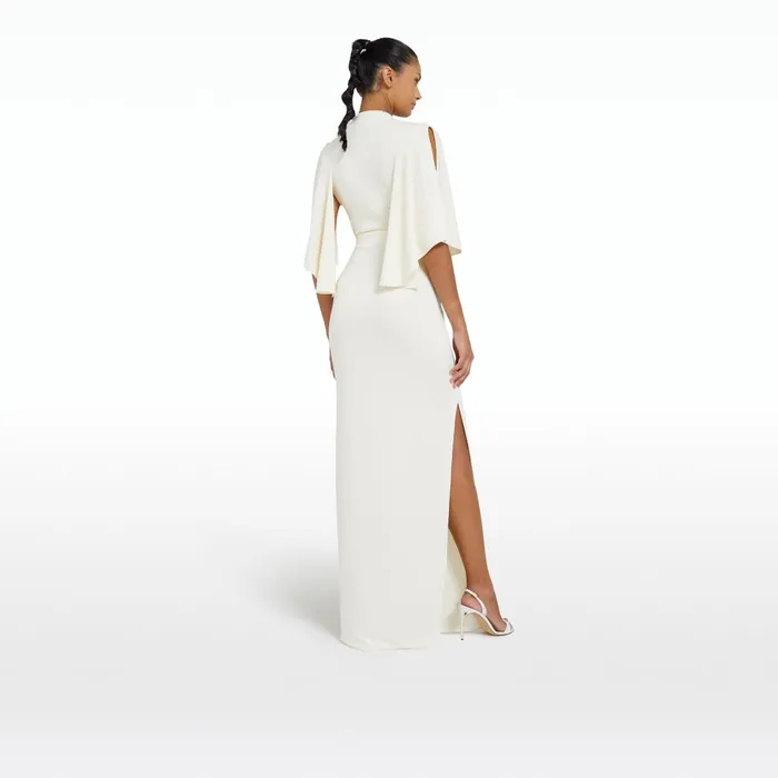 Safiyaa Oro Ivory Long Dress Women Dresses