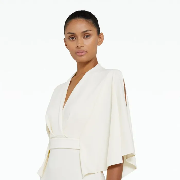 Safiyaa Oro Ivory Long Dress Women Dresses
