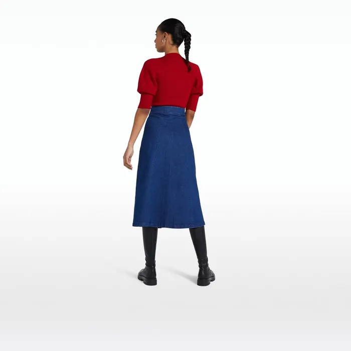Safiyaa Paula Azalea Red Knit Women Tops