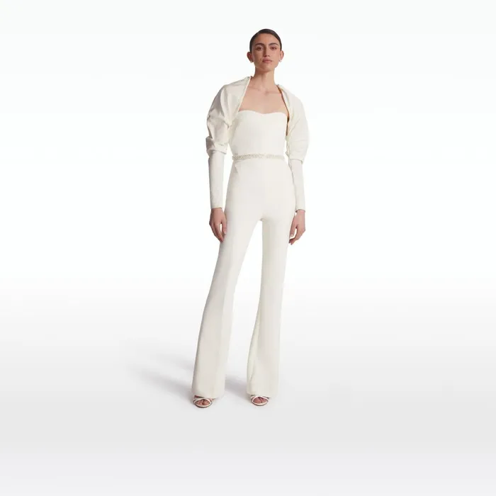 Safiyaa Romana Ivory Jumpsuit Women Jumpsuits