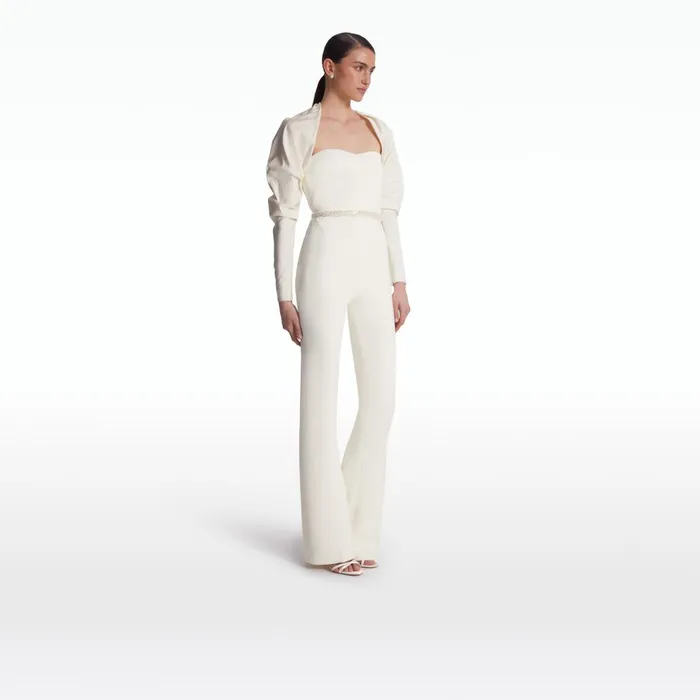 Safiyaa Romana Ivory Jumpsuit Women Jumpsuits