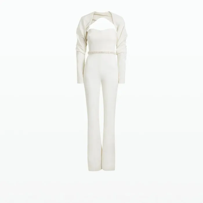Safiyaa Romana Ivory Jumpsuit Women Jumpsuits