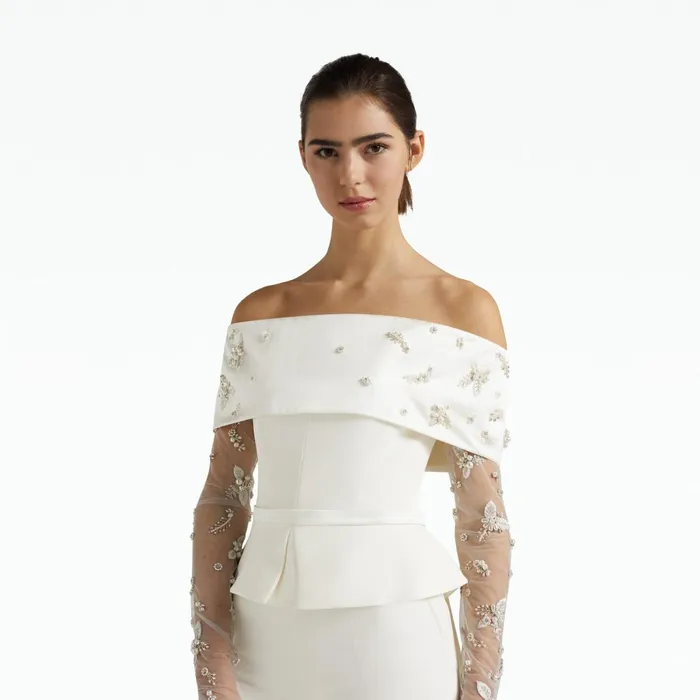 Safiyaa Terre Ivory Top Women Tops