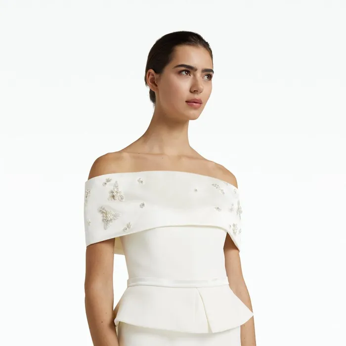 Safiyaa Terre Ivory Top Women Tops