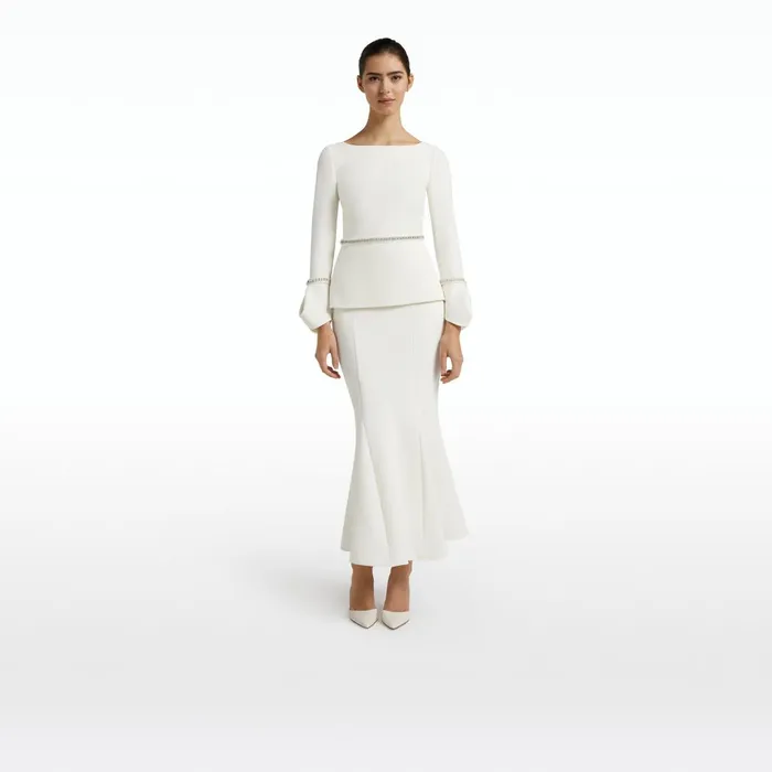 Safiyaa Tottie Ivory Top Women Tops