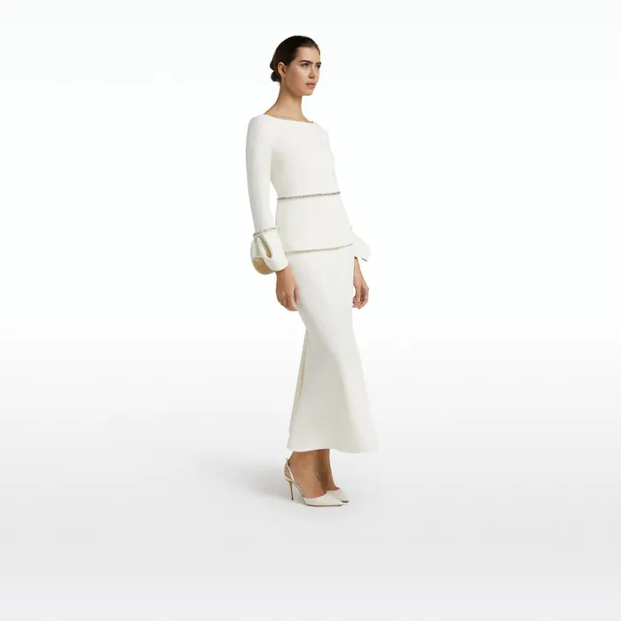 Safiyaa Tottie Ivory Top Women Tops