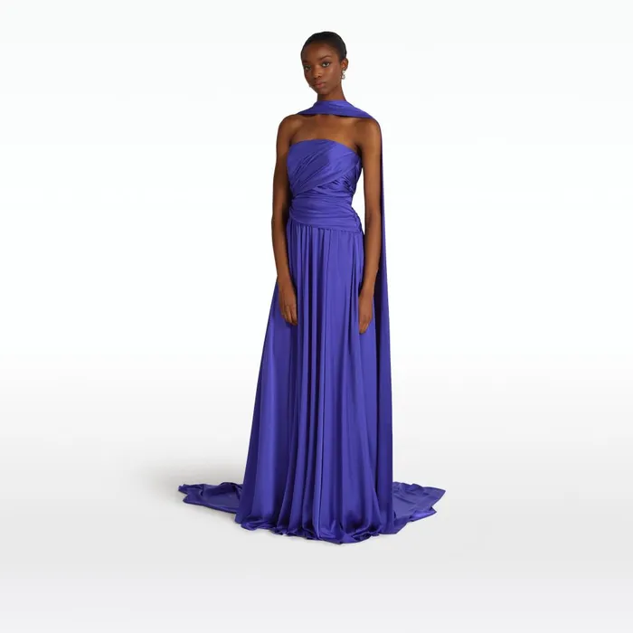 Safiyaa Victoire Spectrum Long Dress Women Dresses