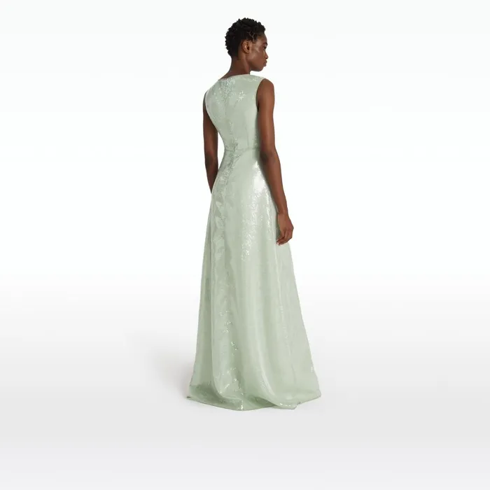Safiyaa Yanis Sea Glass Long Dress Women Dresses
