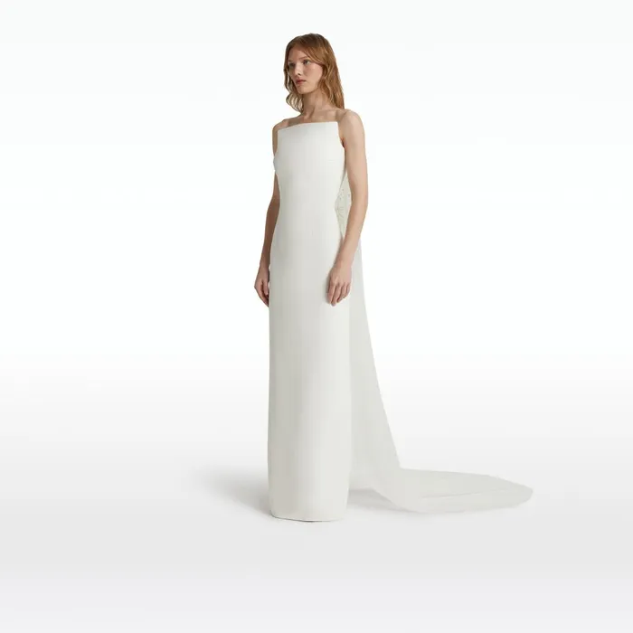 Safiyaa Zuhal Ivory Long Dress Women Dresses