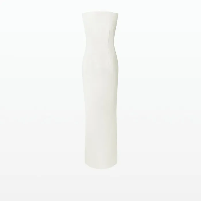 Safiyaa Zuhal Ivory Long Dress Women Dresses