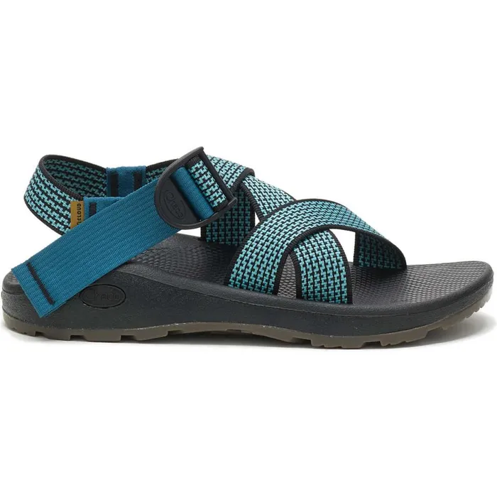 Sandals Men Chaco Mega ZCloud WideStrap Cushioned Sandal Trink Aqua