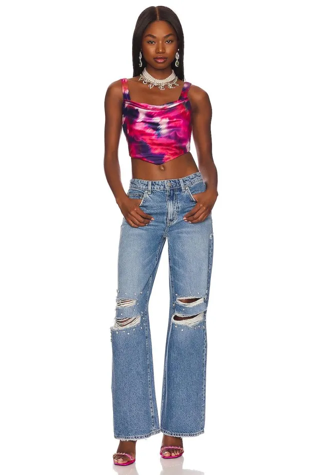 Santa Monica Bustier Lyza Dye Women Lovers and Friends Tops