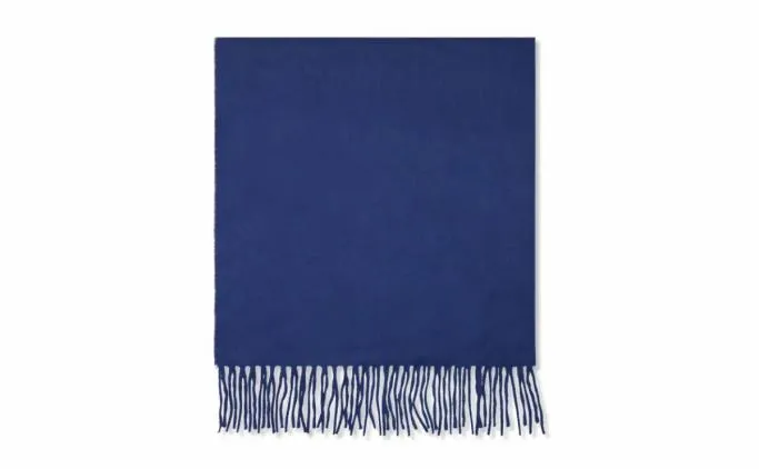Scarves WomenMen Manolo Blahnik BARRABlue Cashmere Scarf Scarves WomenMen Manolo Blahnik BARRABlue Cashmere Scarf