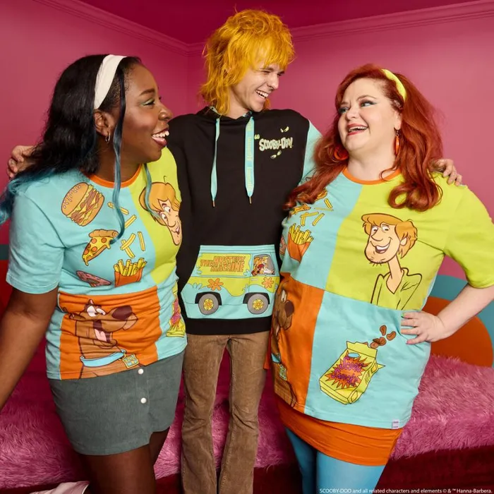 ScoobyDoo Snacks Color Block Tee Unisex Loungefly Apparel