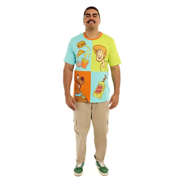 ScoobyDoo Snacks Color Block Tee Unisex Loungefly Apparel