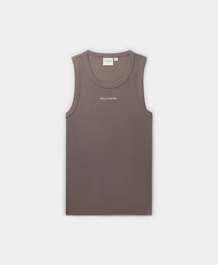 Shark Grey Logotype Tank Top Grey Men Daily Paper TShirts