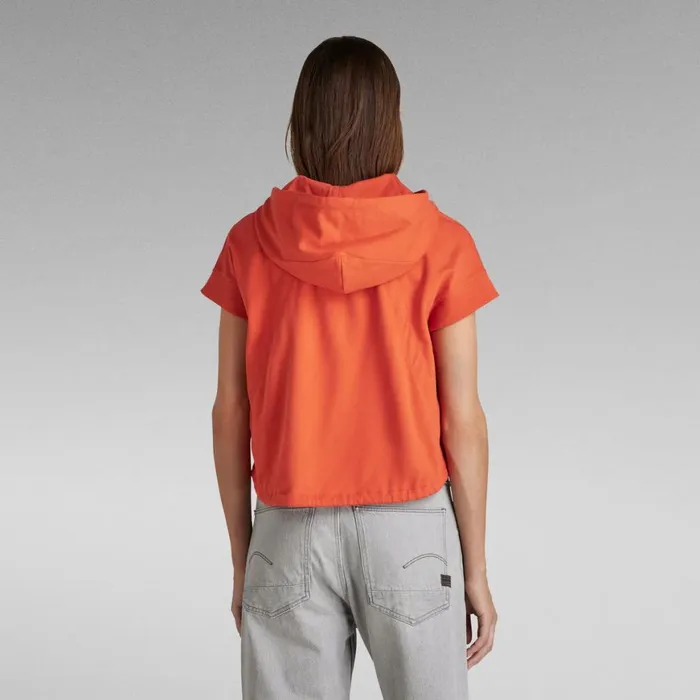 Shirts and Blouses Women GStar RAW Boxed Graphic Hoodie Paprika