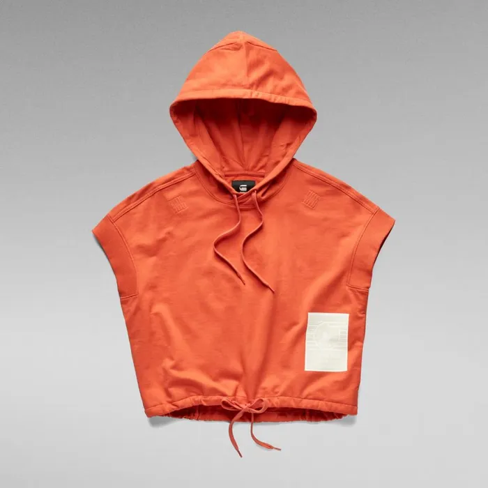 Shirts and Blouses Women GStar RAW Boxed Graphic Hoodie Paprika