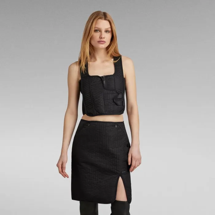 Shirts and Blouses Women GStar RAW Corset Top Dark Black