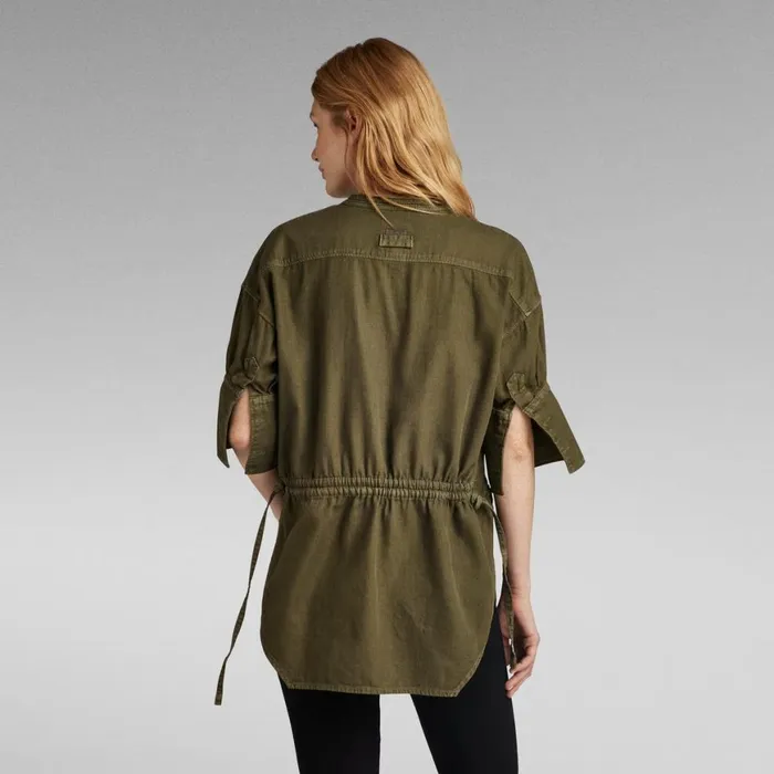 Shirts and Blouses Women GStar RAW Woven Tunic Shadow Olive