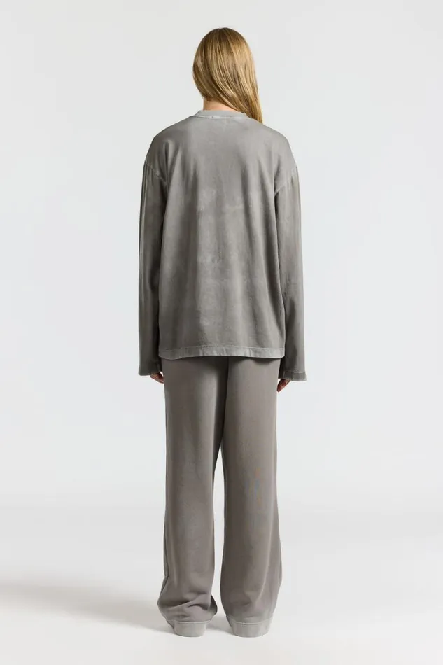 Shirts Men COTTON CITIZEN Bowie Shirt Vintage Cement Shirts Men COTTON CITIZEN Bowie Shirt Vintage Cement