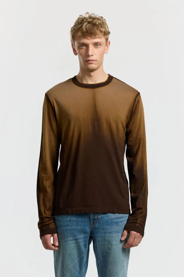Shirts Men COTTON CITIZEN Prince Long Sleeve Shirt Espresso Cast
