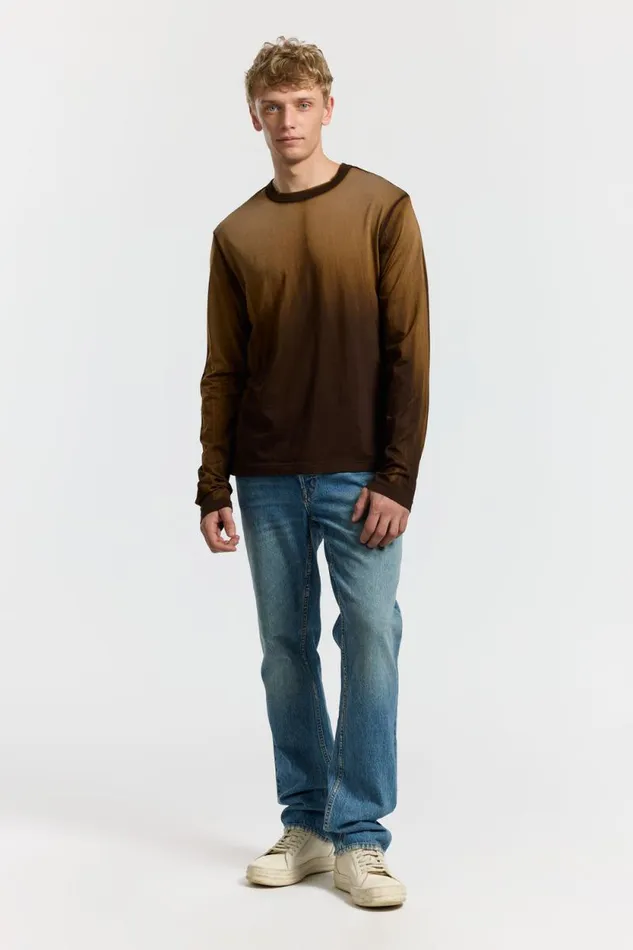 Shirts Men COTTON CITIZEN Prince Long Sleeve Shirt Espresso Cast Shirts Men COTTON CITIZEN Prince Long Sleeve Shirt Espresso Cast