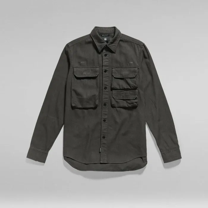 Shirts Men GStar RAW Container Pocket Regular Shirt Cloack