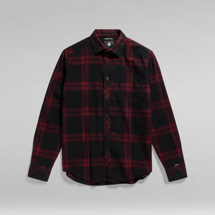 Shirts Men GStar RAW Stalt 20 Regular Shirt Shadow Bert Check