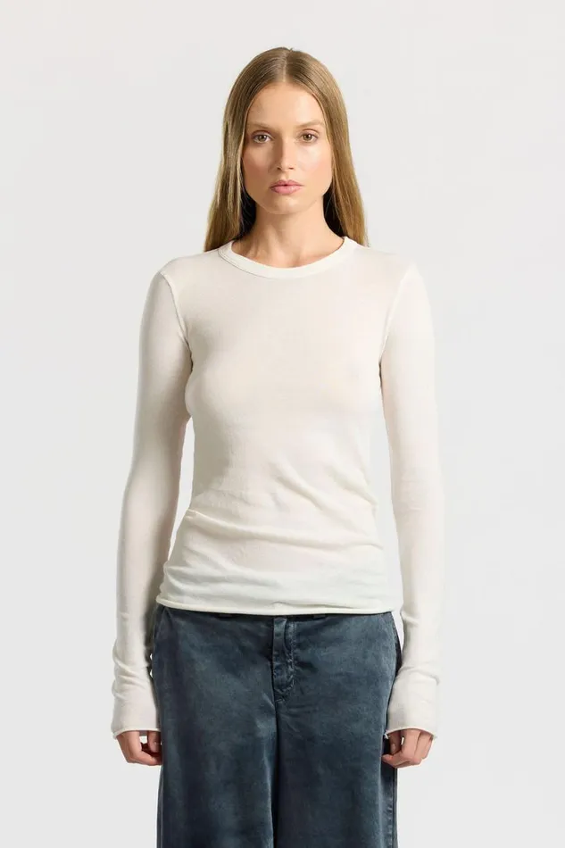 Shirts Women COTTON CITIZEN Marbella Long Sleeve Shirt Bone