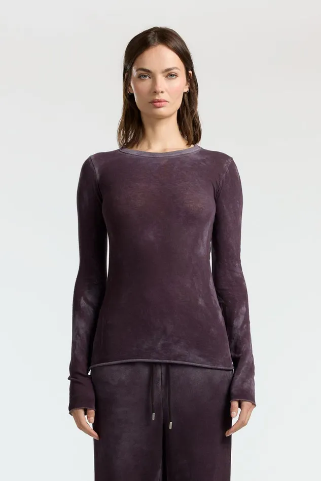 Shirts Women COTTON CITIZEN Marbella Long Sleeve Shirt Vintage Eggplant