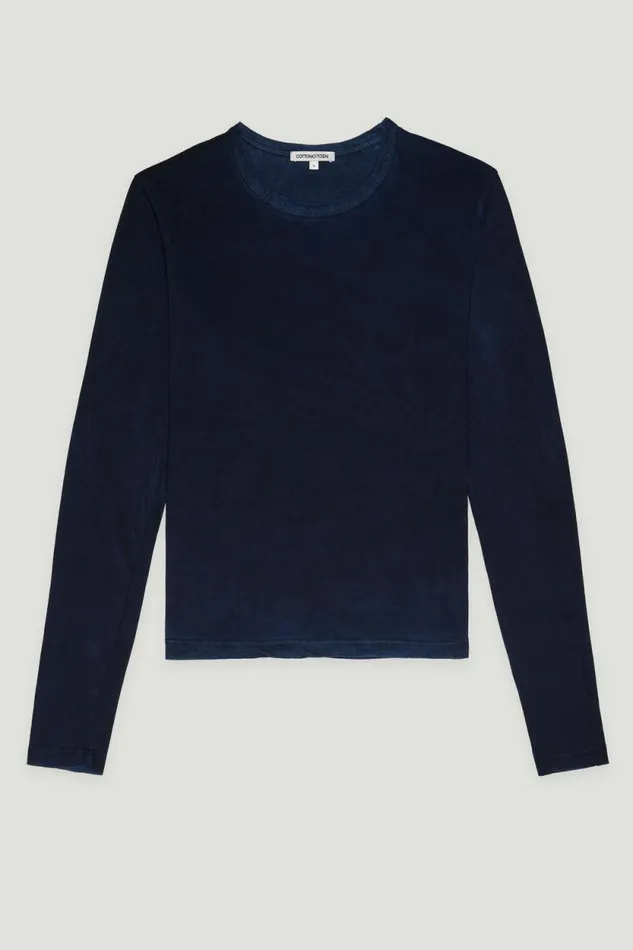 Shirts Women COTTON CITIZEN Standard Long Sleeve Shirt Vintage Navy Shirts Women COTTON CITIZEN Standard Long Sleeve Shirt Vintage Navy