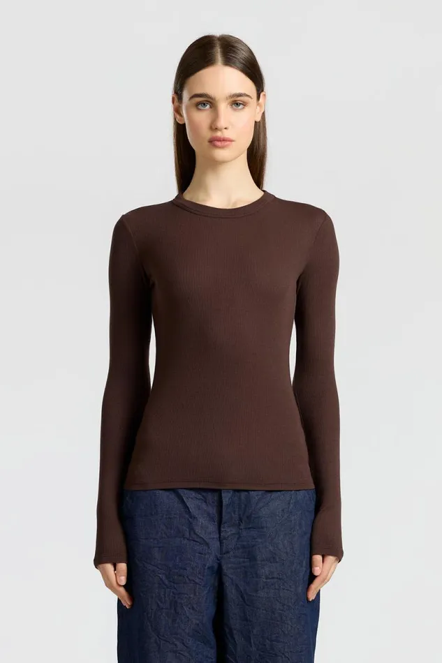 Shirts Women COTTON CITIZEN Verona Shirt Chocolate