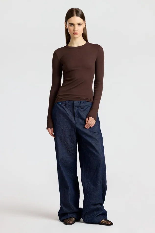 Shirts Women COTTON CITIZEN Verona Shirt Chocolate Shirts Women COTTON CITIZEN Verona Shirt Chocolate