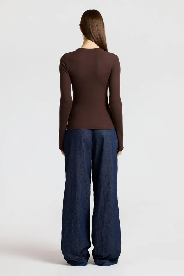 Shirts Women COTTON CITIZEN Verona Shirt Chocolate Shirts Women COTTON CITIZEN Verona Shirt Chocolate