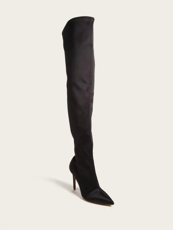 Shoes Women Marciano Belva OvertheKnee Boot Black1