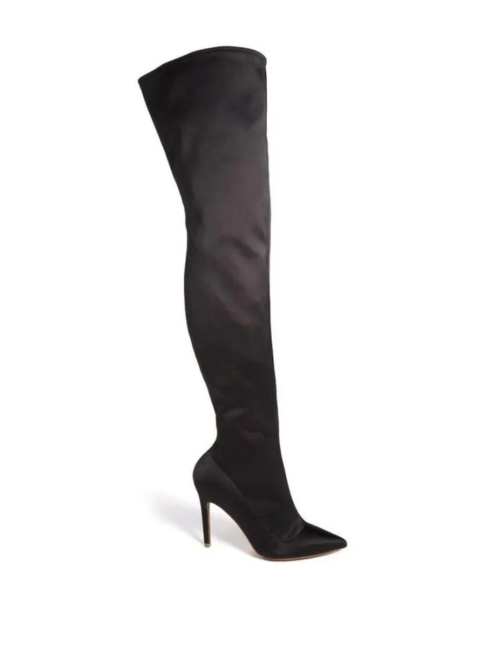 Shoes Women Marciano Belva OvertheKnee Boot Black1