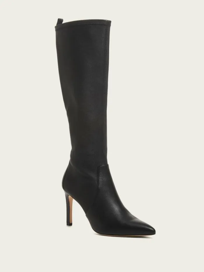 Shoes Women Marciano Campbell Tall Boots Black Snakeskin