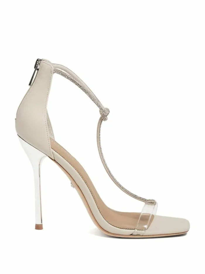 Shoes Women Marciano Olivia TStrap Rhinestone Stiletto Sandal Paper Shoes Women Marciano Olivia TStrap Rhinestone Stiletto Sandal Paper