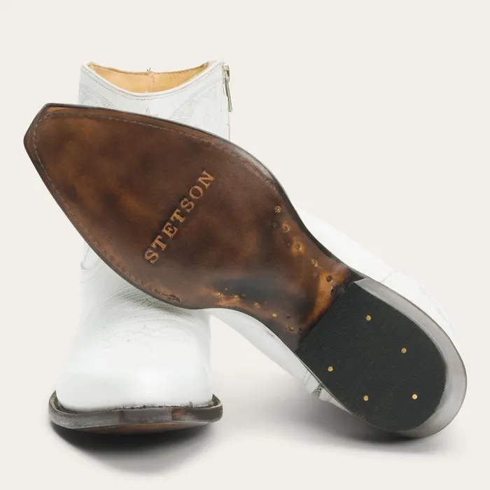 Shorties Women Stetson Annika Boots White